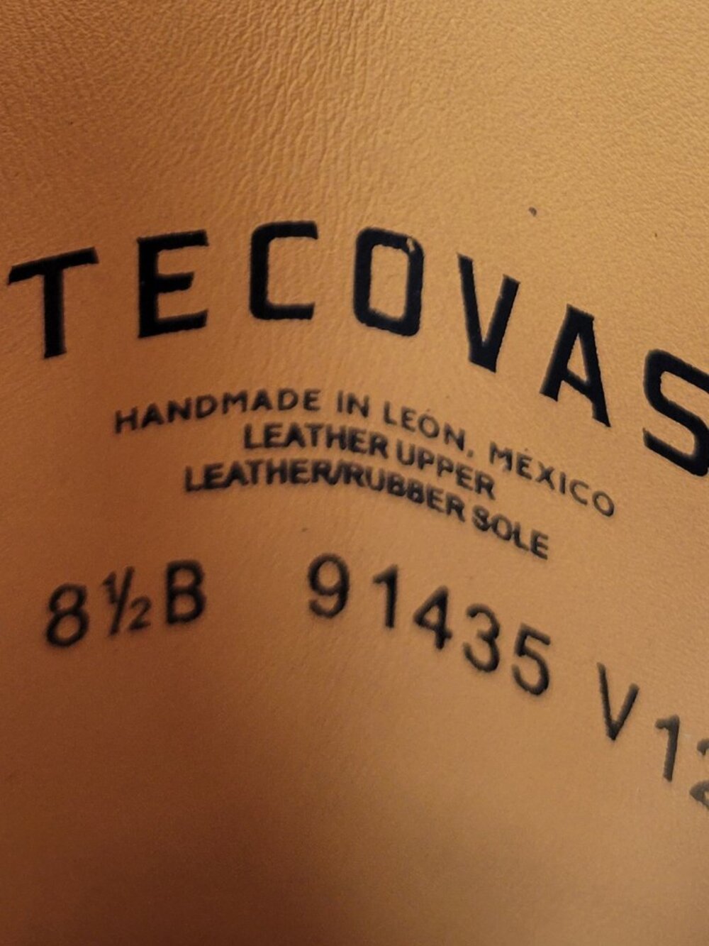 Tecovas The Annie Monarch Women's Size US 8.5B Scotch Goat Cowgirl Boots. - Picture 12 of 15